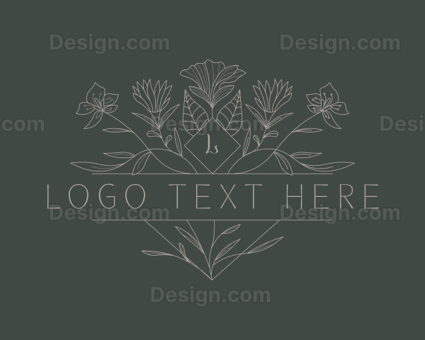 Elegant Floral Stylist Logo