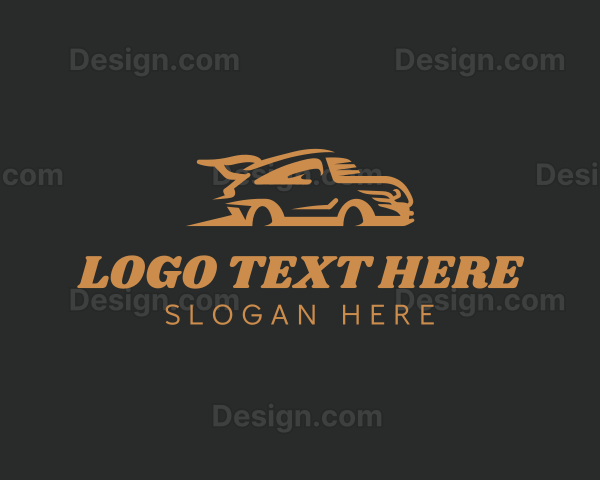 Racing Car Automobile Logo