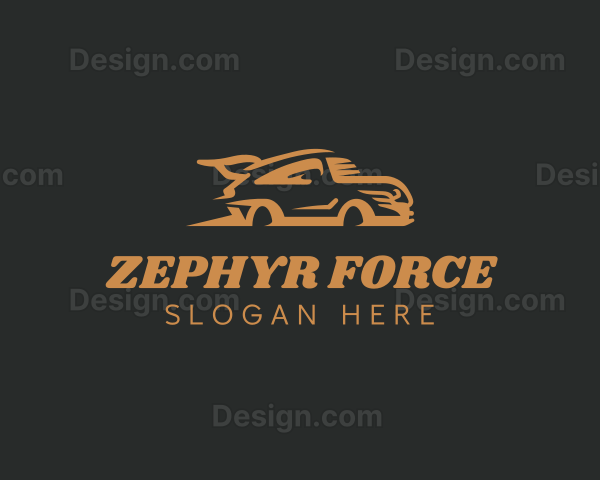 Racing Car Automobile Logo