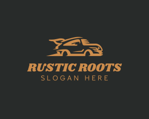 Racing Car Automobile Logo