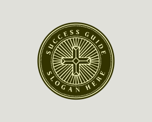 Christian Bible Cross logo