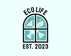 Window Eco Housekeeper logo design