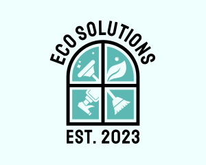 Window Eco Housekeeper logo design