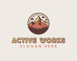 Peak Mountain Trekking logo design