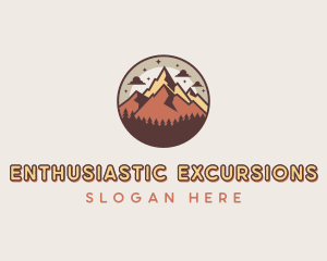 Peak Mountain Trekking logo design