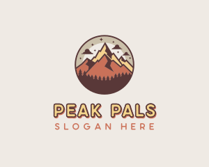 Peak Mountain Trekking logo design