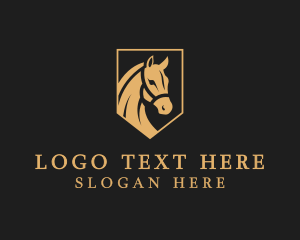Equine Horse Shield logo