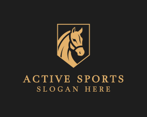 Equine Horse Shield logo