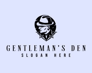 Detective Investigator Gentleman logo design