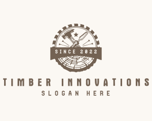 Sawmill Lumber Woodworking logo