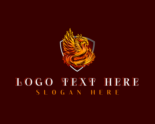 Flame logo example 1