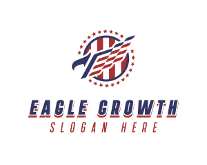 Veteran American Eagle logo design