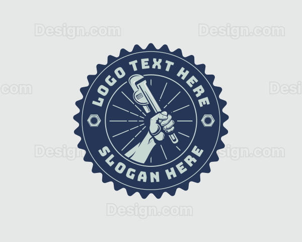 Mechanic Wrench Plumber Logo