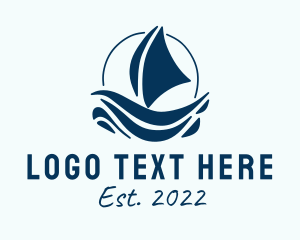 Marine Nautical Sailboat logo