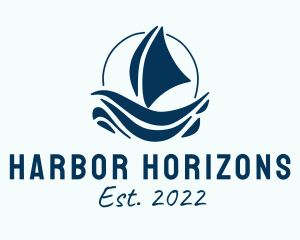 Marine Nautical Sailboat logo