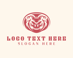 Wild Boar Pig logo