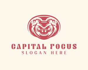 Wild Boar Pig logo