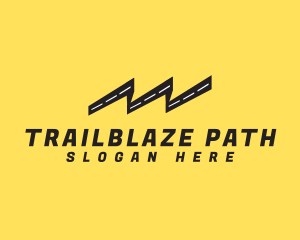 Zigzag Highway Road logo design