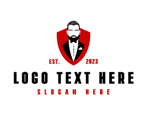 Fashion - Fashion Tuxedo Man logo design