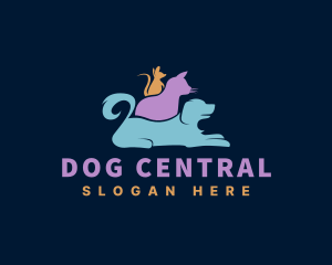 Veterinary Pets Grooming logo design