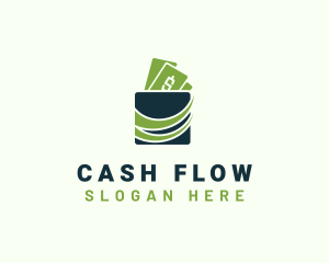 Cash Wallet Savings logo design