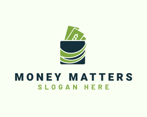 Cash Wallet Savings logo design