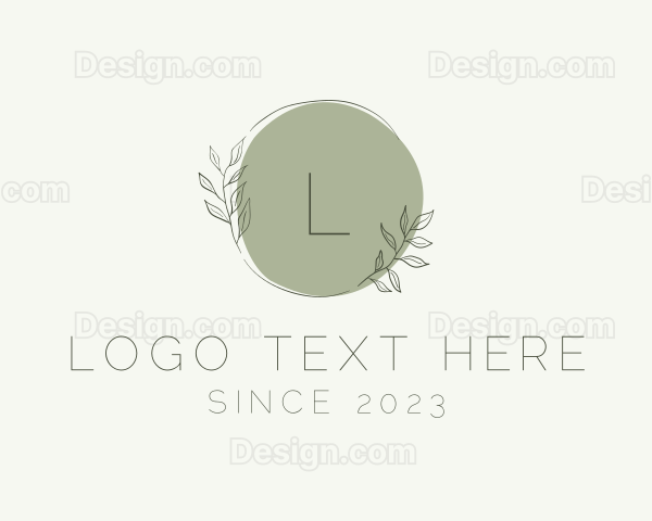 Natural Floral Gardening Boutique Logo