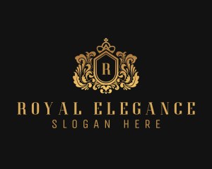 Royal Decorative Shield logo design