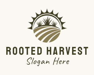 Farm Field Gardening  logo design