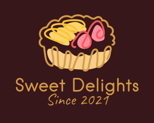 Fruit Tart Pastry  logo design