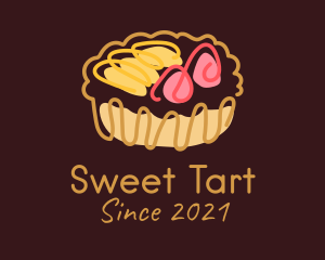 Fruit Tart Pastry  logo design