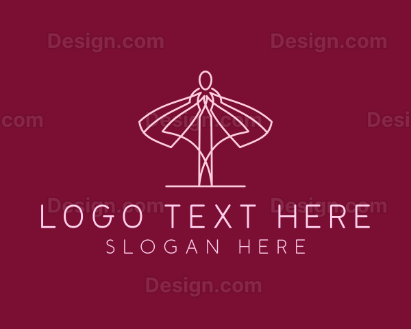 Skirt Ballet Dancer Logo