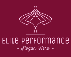 Minimalist Ballet Dancer  logo