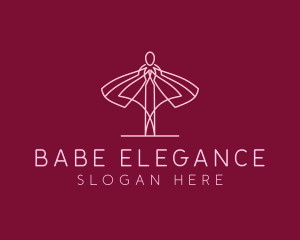 Skirt Ballet Dancer  logo design