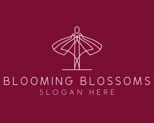 Skirt Ballet Dancer  logo design