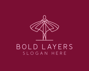 Skirt Ballet Dancer  logo design