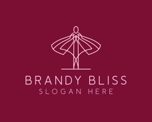 Skirt Ballet Dancer  logo design