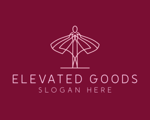 Skirt Ballet Dancer  logo design