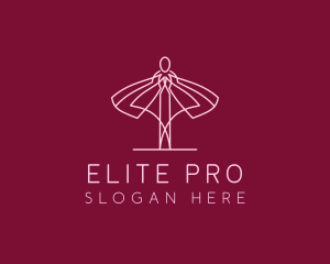 Skirt Ballet Dancer  logo design