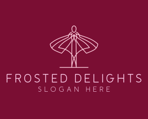 Skirt Ballet Dancer  logo design