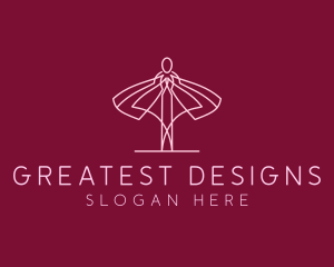 Skirt Ballet Dancer  logo design