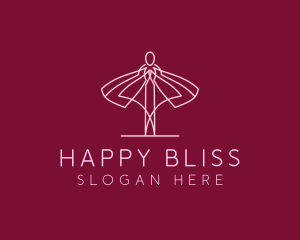 Skirt Ballet Dancer  logo design