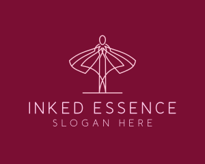 Skirt Ballet Dancer  logo design