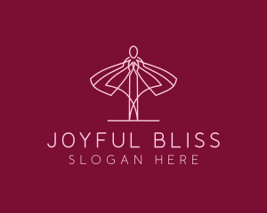 Skirt Ballet Dancer  logo design