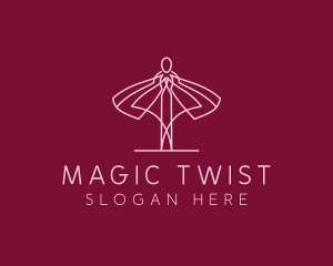 Skirt Ballet Dancer  logo design