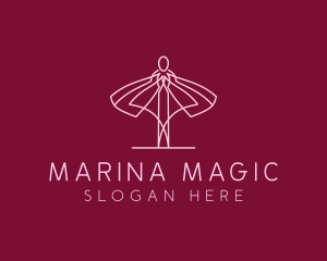 Skirt Ballet Dancer  logo design