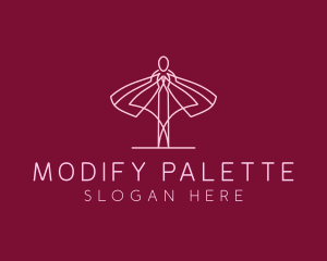 Skirt Ballet Dancer  logo design