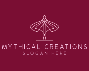 Skirt Ballet Dancer  logo design