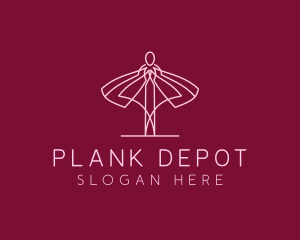 Skirt Ballet Dancer  logo design