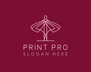 Skirt Ballet Dancer  logo design